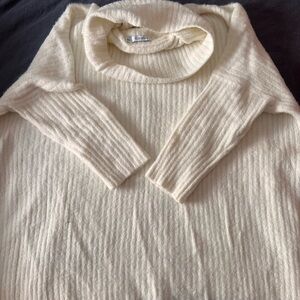 Cozy Cream Cowl Neck Sweater